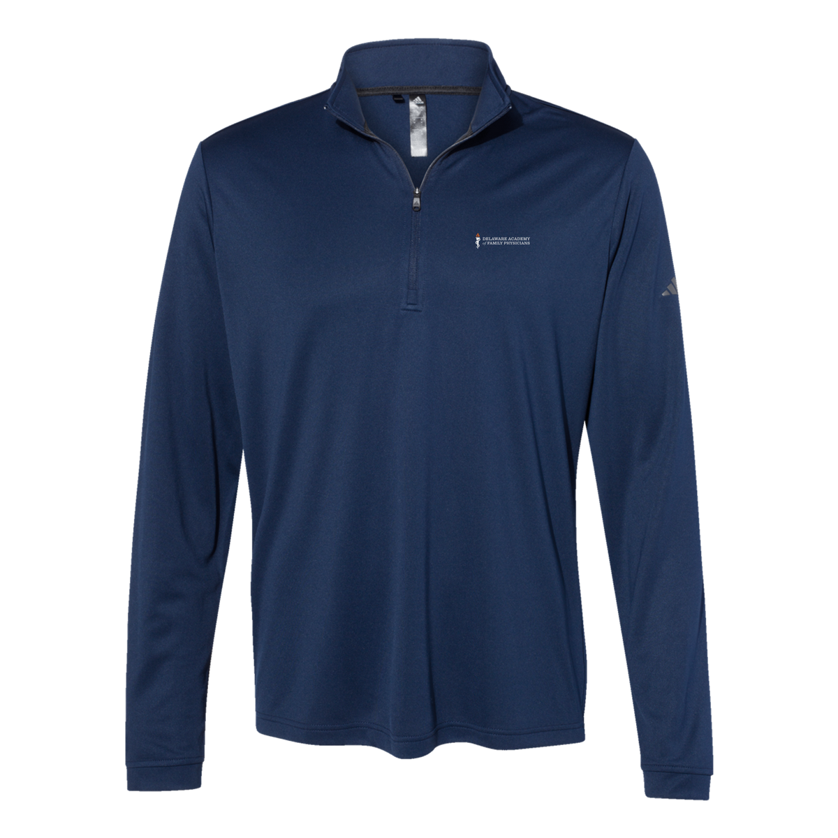 delfamdoc-adidas-quarter-zip-embroidery-leftchest-A401-collegiatenavy-flat-front