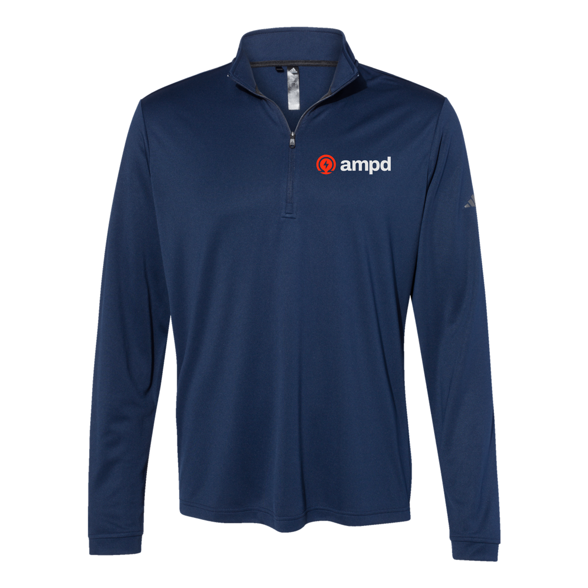 ampd-adidas-quarter-zip-embroidery-leftchest-A401-collegiatenavy-flat-front