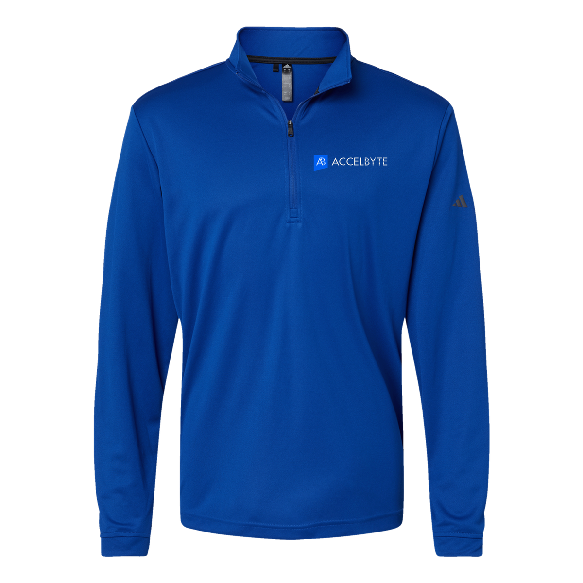 accelbyte-adidas-quarter-zip-embroidery-leftchest-A401-collegiateroyal-flat-front