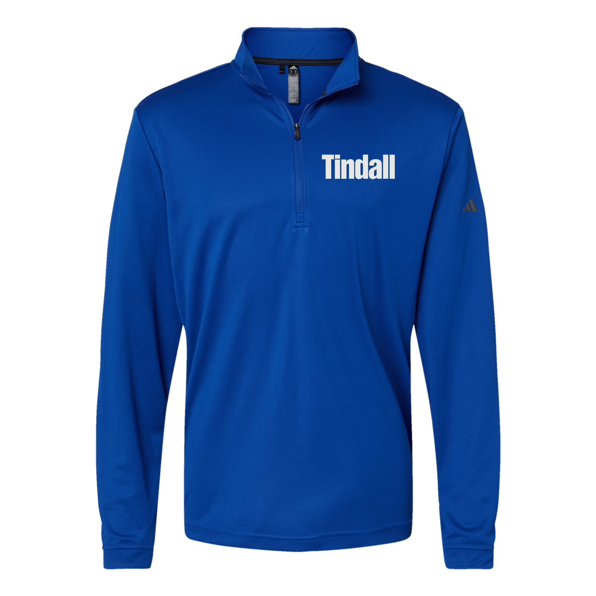 tindallcorp-adidas-quarter-zip-embroidery-leftchest-A401-collegiateroyal-flat-front