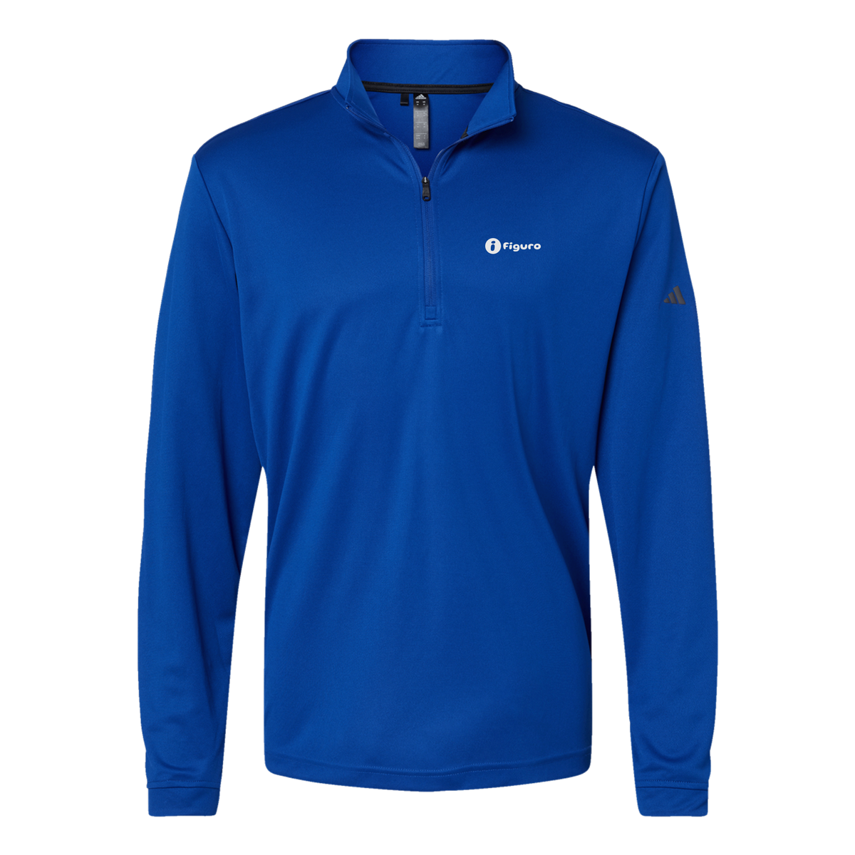getfiguro-adidas-quarter-zip-embroidery-leftchest-A401-collegiateroyal-flat-front