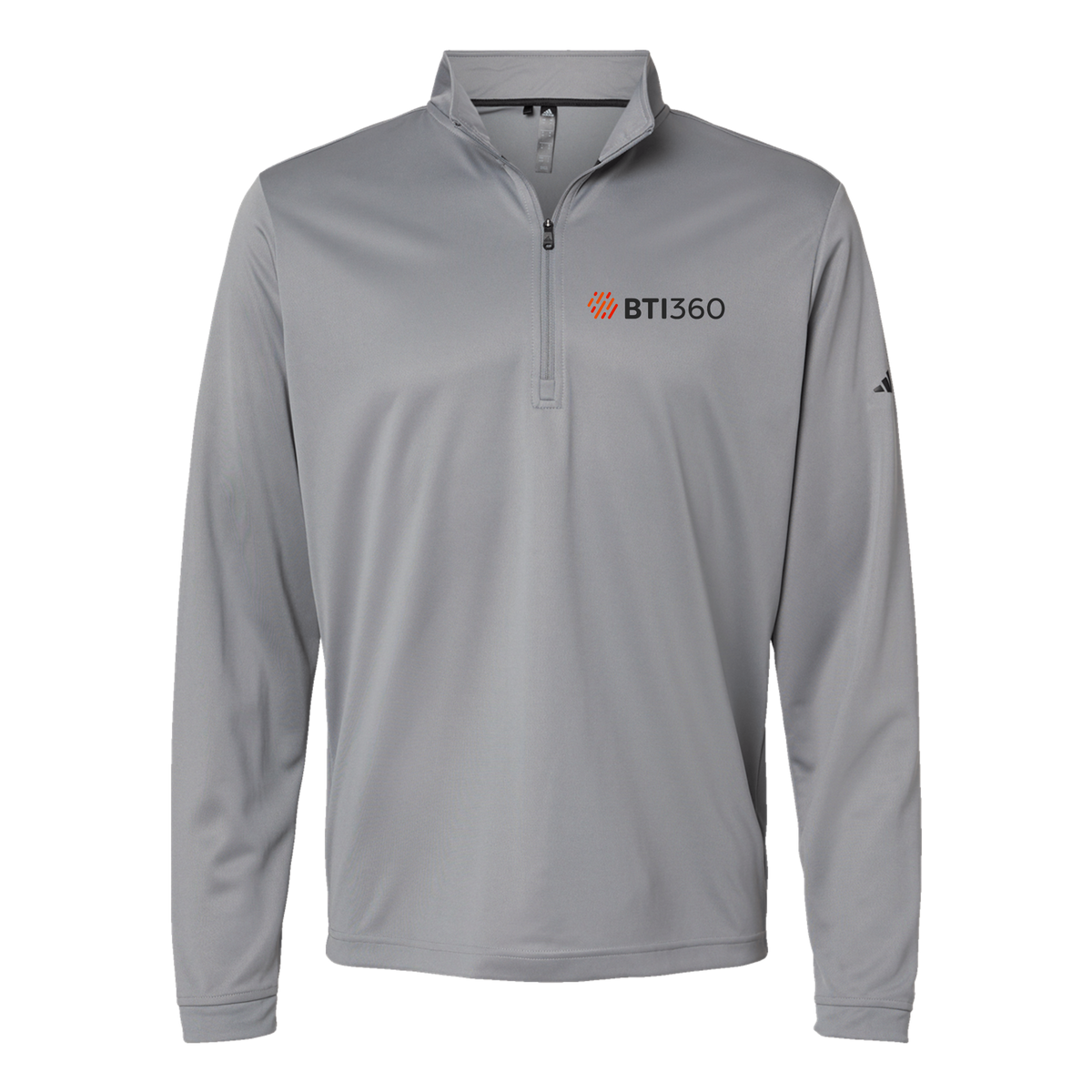 bti360-adidas-quarter-zip-embroidery-leftchest-A401-greythree-flat-front