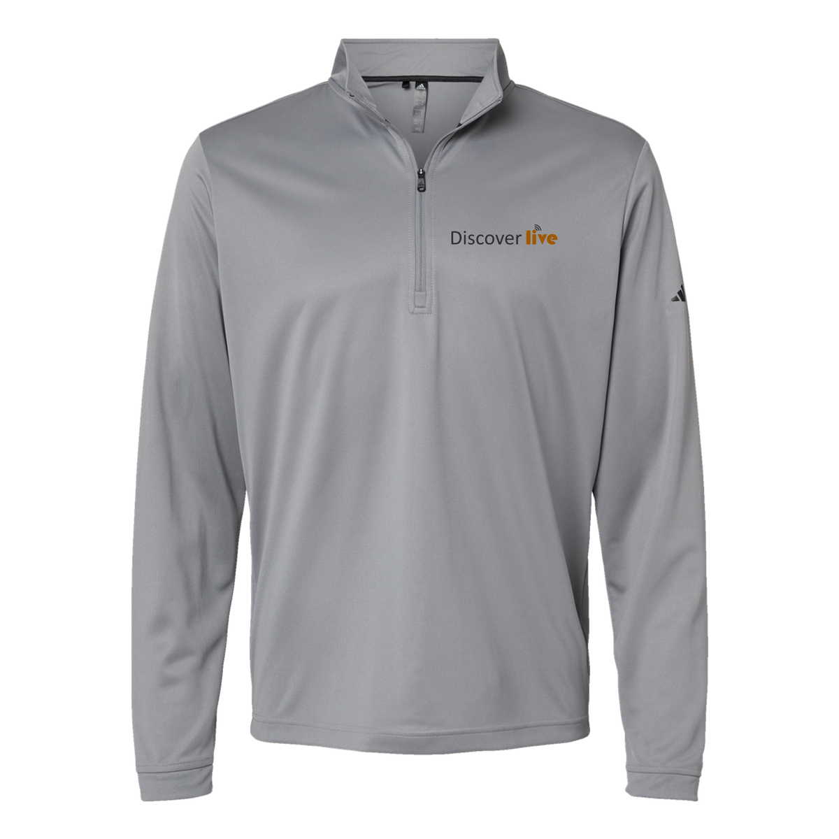 discover-adidas-quarter-zip-embroidery-leftchest-A401-greythree-flat-front