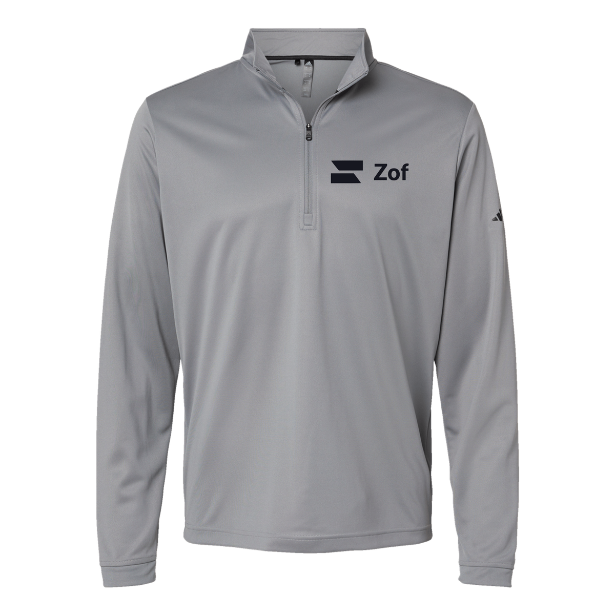 zof-adidas-quarter-zip-embroidery-leftchest-A401-greythree-flat-front