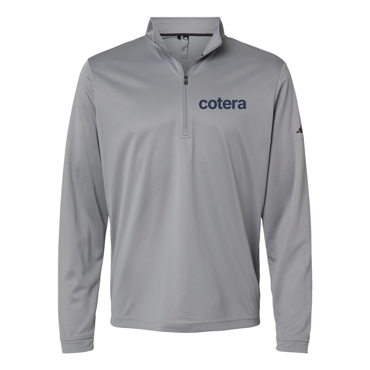 cotera-adidas-quarter-zip-embroidery-leftchest-A401-greythree-flat-front