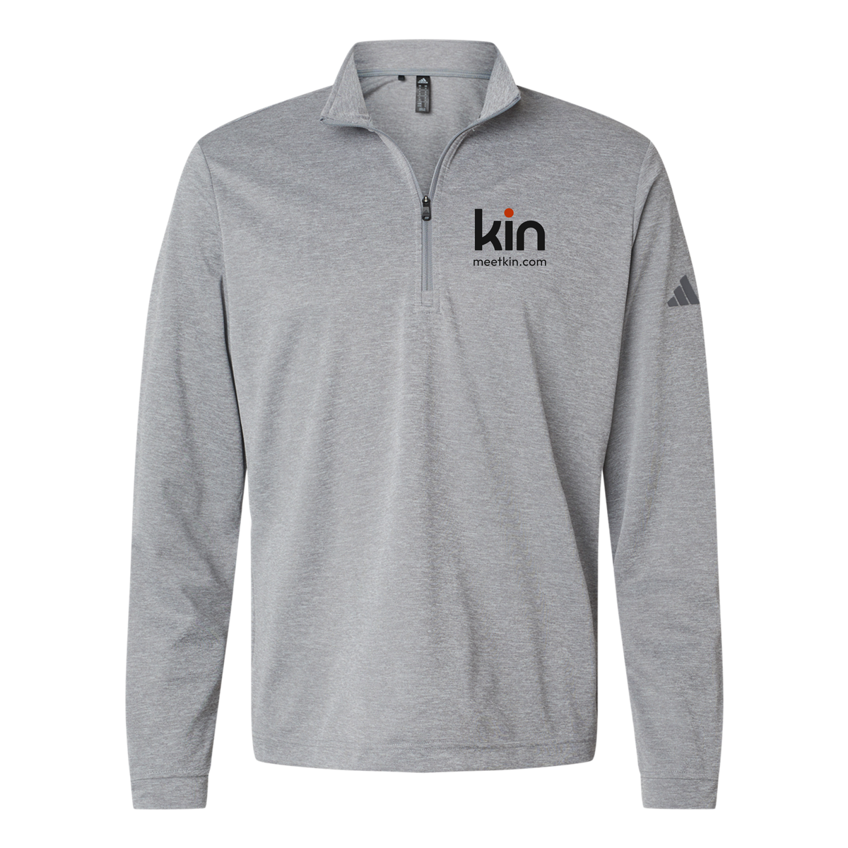 kin-adidas-quarter-zip-embroidery-leftchest-A401-greythreemelange-flat-front