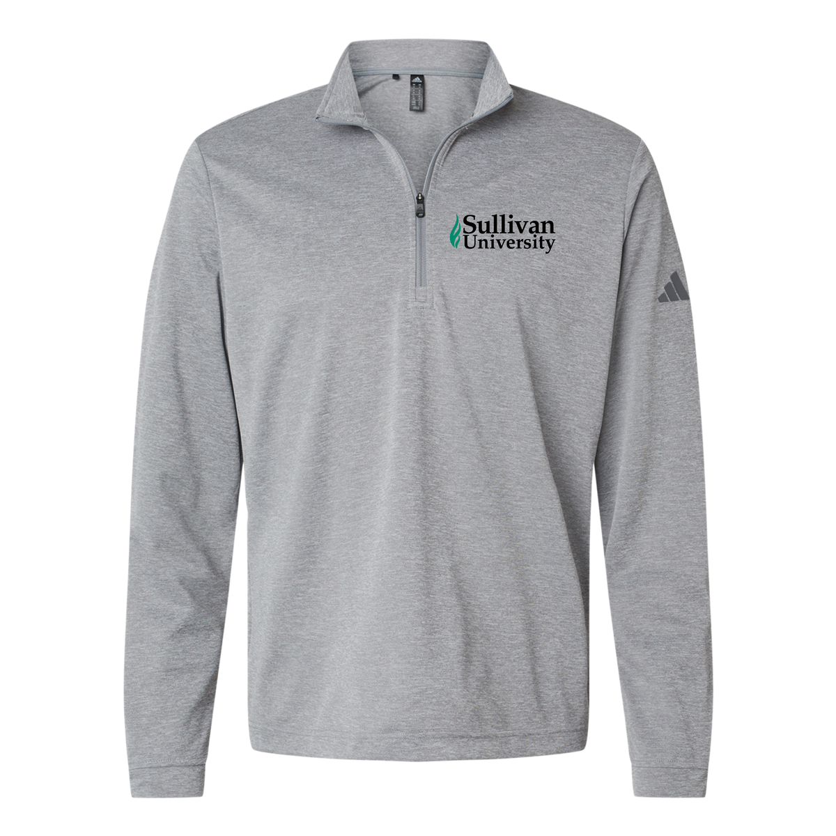 sullivan-adidas-quarter-zip-embroidery-leftchest-A401-greythreemelange-flat-front
