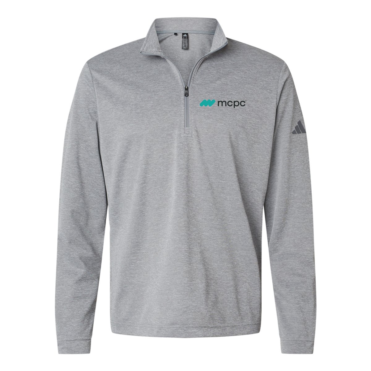 mcpc-adidas-quarter-zip-embroidery-leftchest-A401-greythreemelange-flat-front