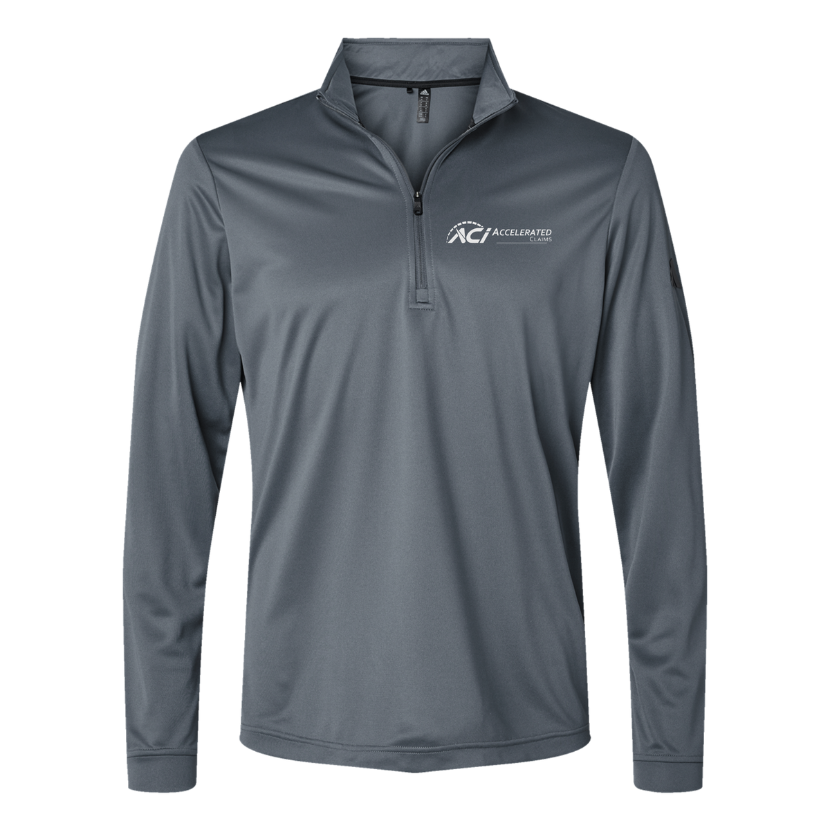 accelclaims-adidas-quarter-zip-embroidery-leftchest-A401-onix-flat-front