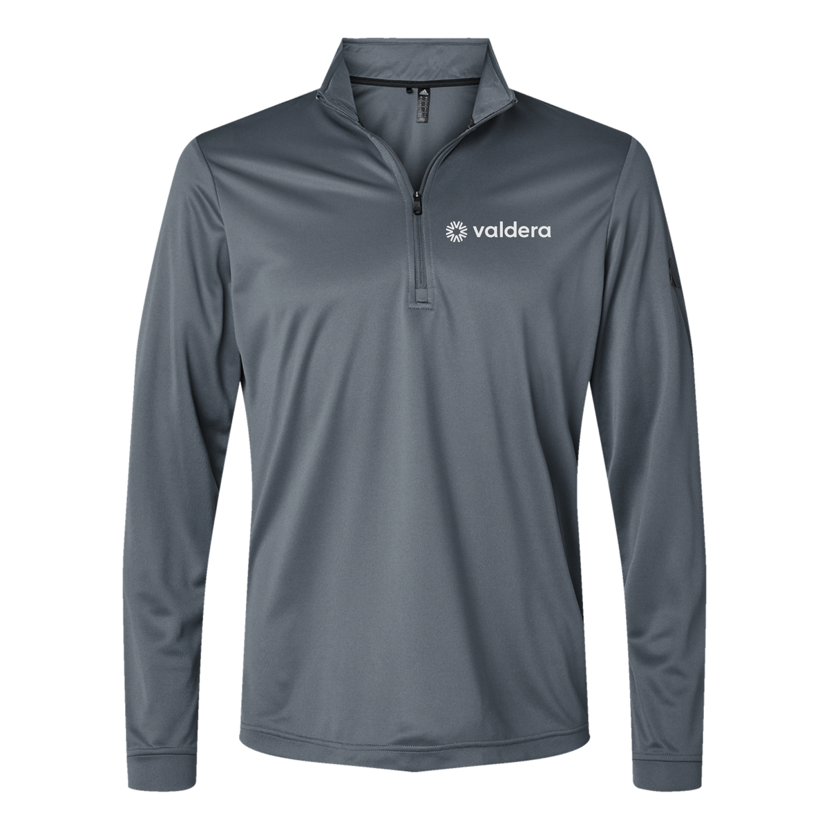 valdera-adidas-quarter-zip-embroidery-leftchest-A401-onix-flat-front