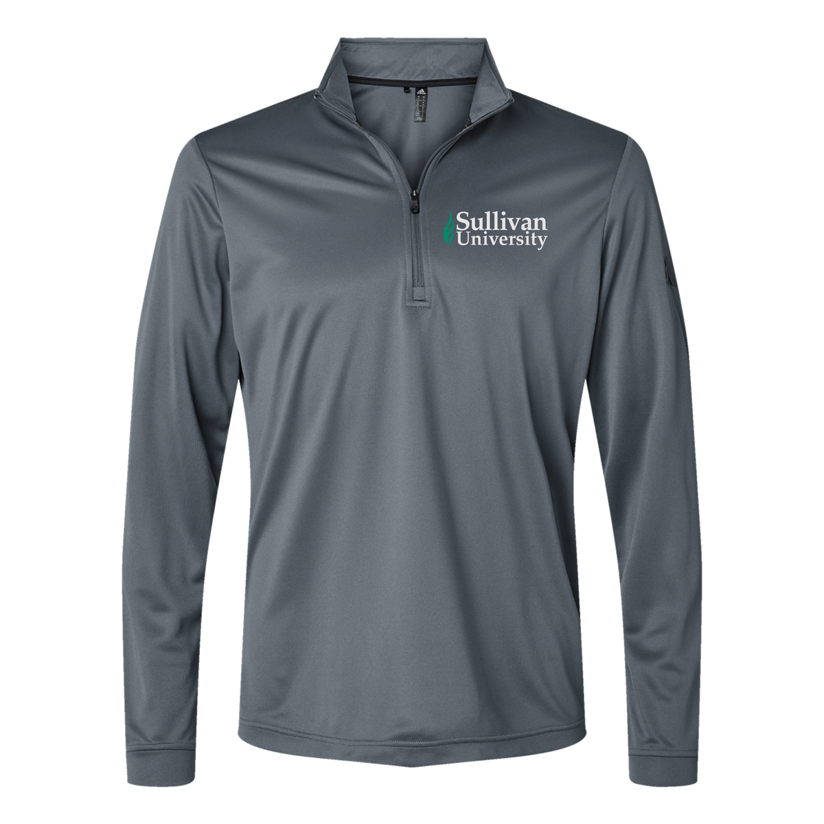 sullivan-adidas-quarter-zip-embroidery-leftchest-A401-onix-flat-front