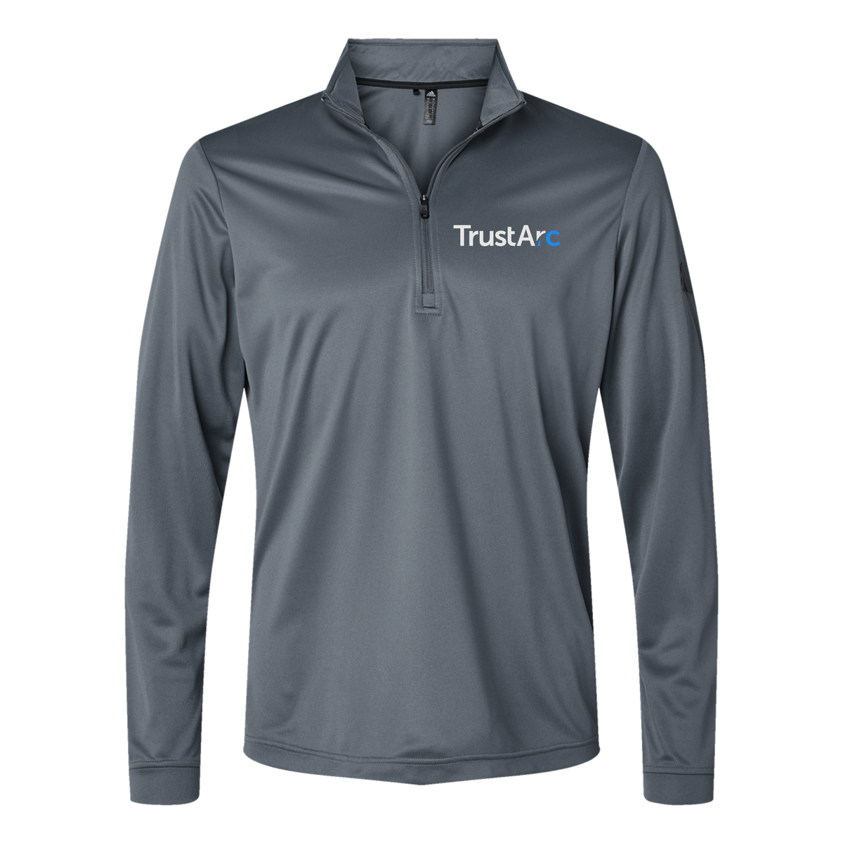 trustarc-adidas-quarter-zip-embroidery-leftchest-A401-onix-flat-front