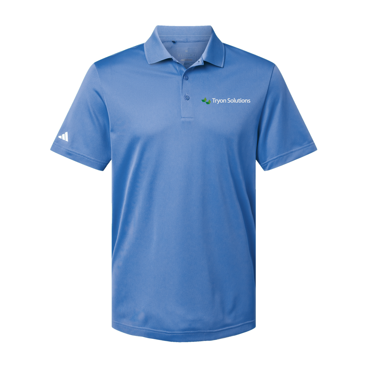 tryonsolutions-adidas-mens-sport-polo-shirt-embroidery-leftchest-A430-bluefusion-flat-front