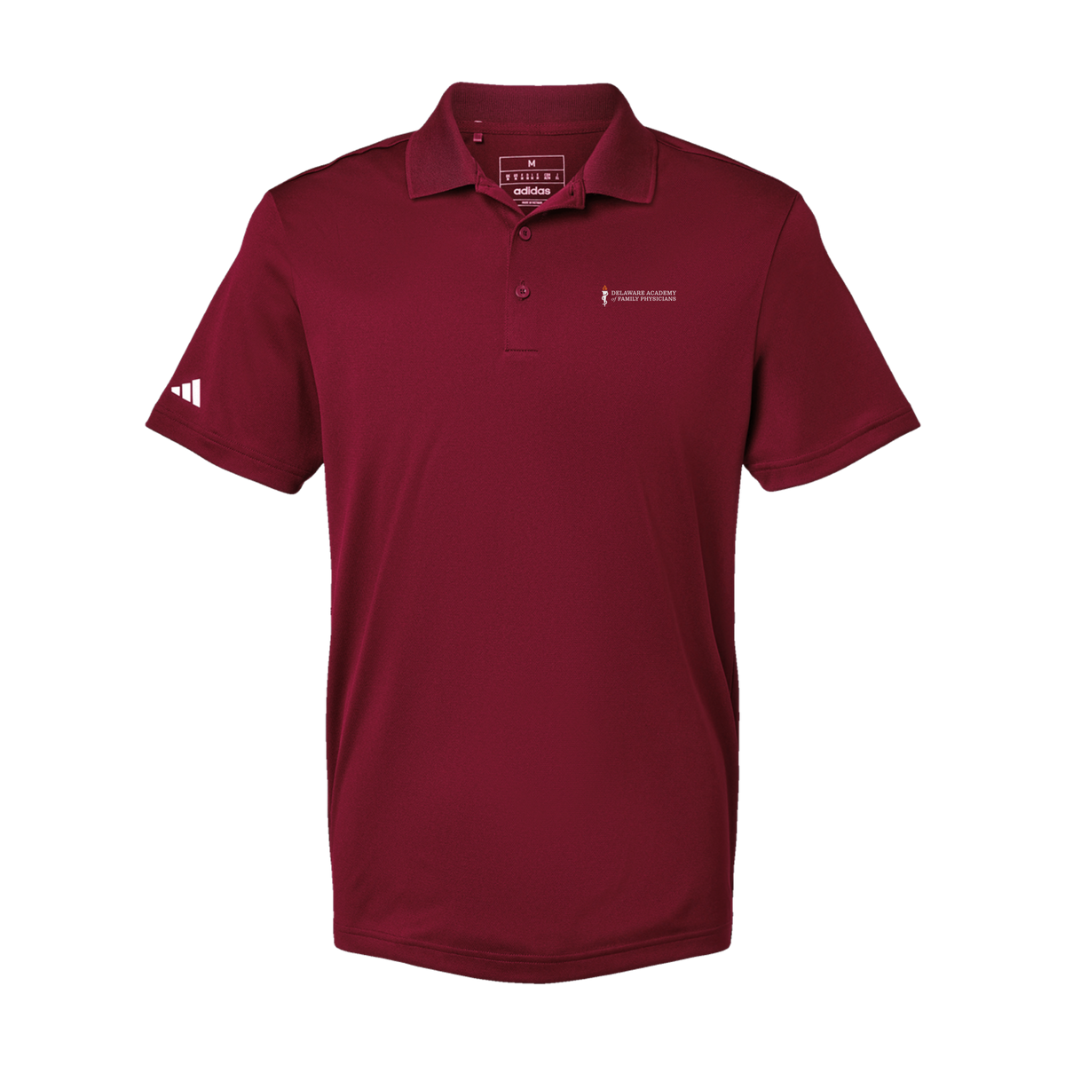 delfamdoc-adidas-mens-sport-polo-shirt-embroidery-leftchest-A430-collegiateburgundy-flat-front