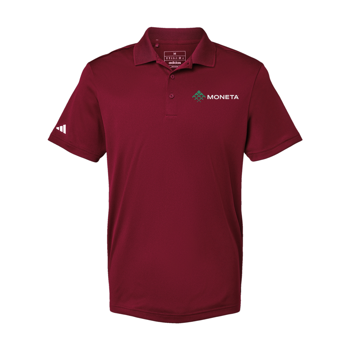 monetagroup-adidas-mens-sport-polo-shirt-embroidery-leftchest-A430-collegiateburgundy-flat-front