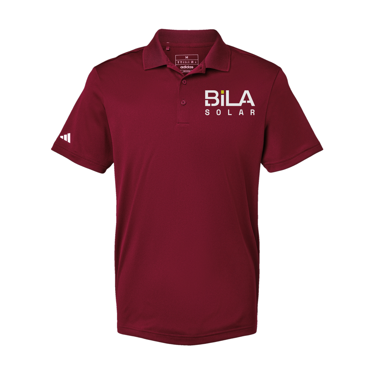 bilasolar-adidas-mens-sport-polo-shirt-embroidery-leftchest-A430-collegiateburgundy-flat-front