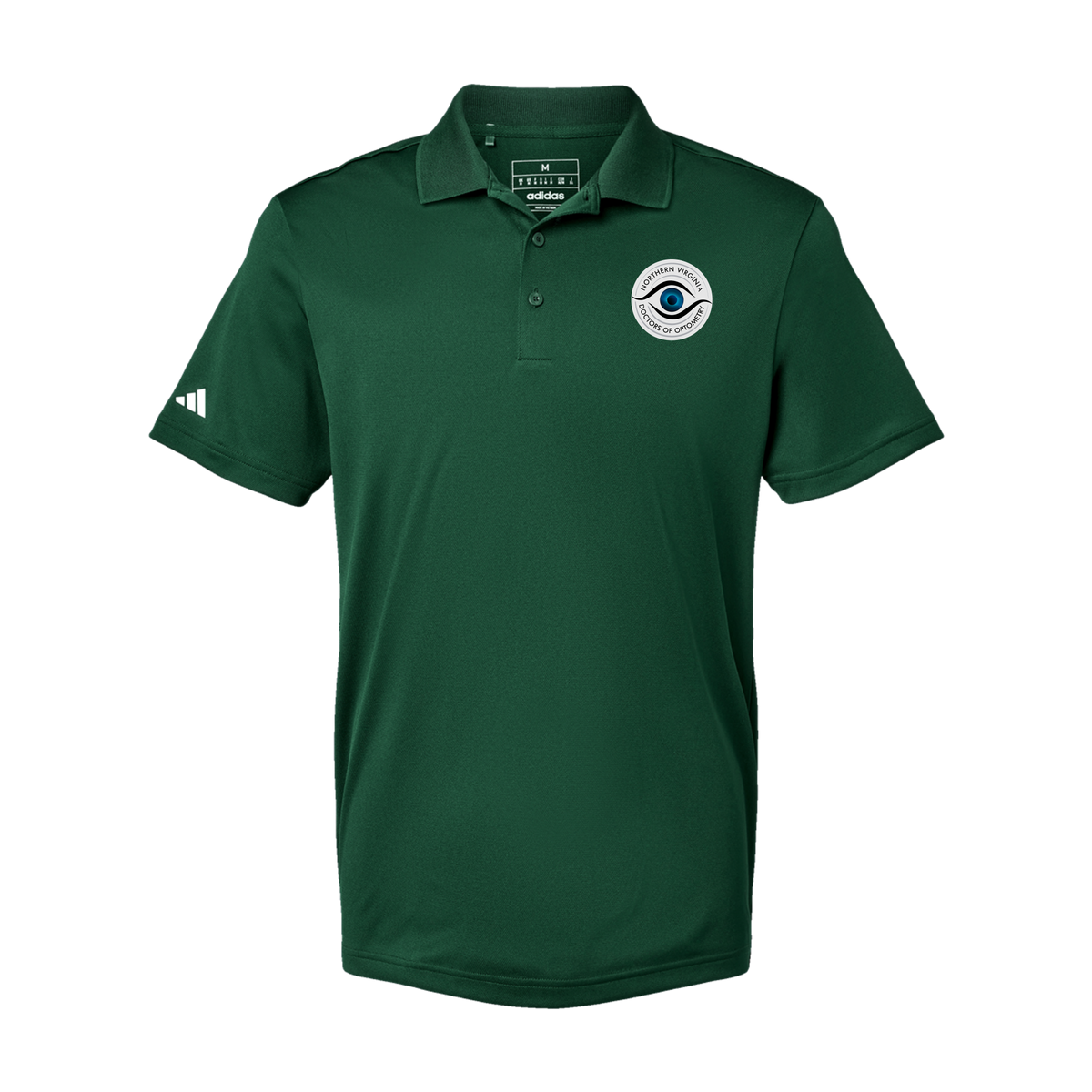 novaeyedocs-adidas-mens-sport-polo-shirt-embroidery-leftchest-A430-collegiategreen-flat-front