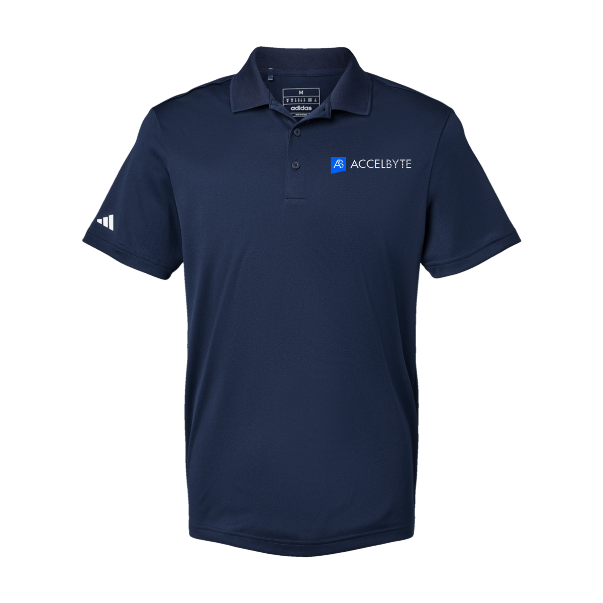 accelbyte-adidas-mens-sport-polo-shirt-embroidery-leftchest-A430-collegiatenavy-flat-front