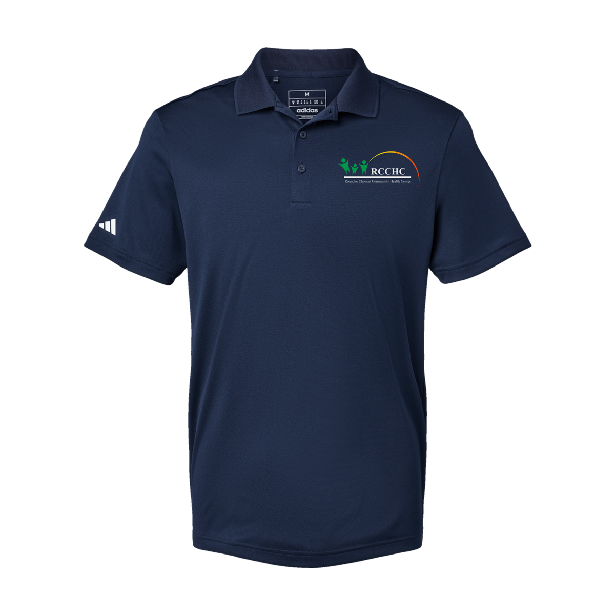 rcchc-adidas-mens-sport-polo-shirt-embroidery-leftchest-A430-collegiatenavy-flat-front