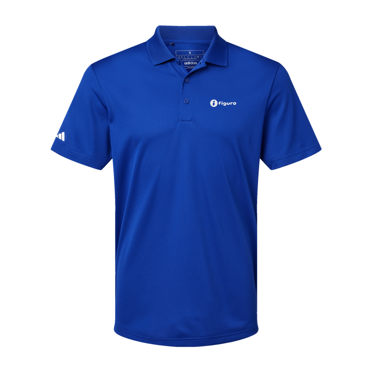 getfiguro-adidas-mens-sport-polo-shirt-embroidery-leftchest-A430-collegiateroyal-flat-front