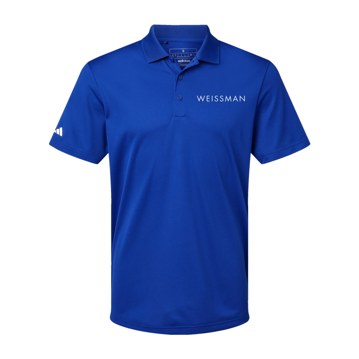 weissmans-adidas-mens-sport-polo-shirt-embroidery-leftchest-A430-collegiateroyal-flat-front