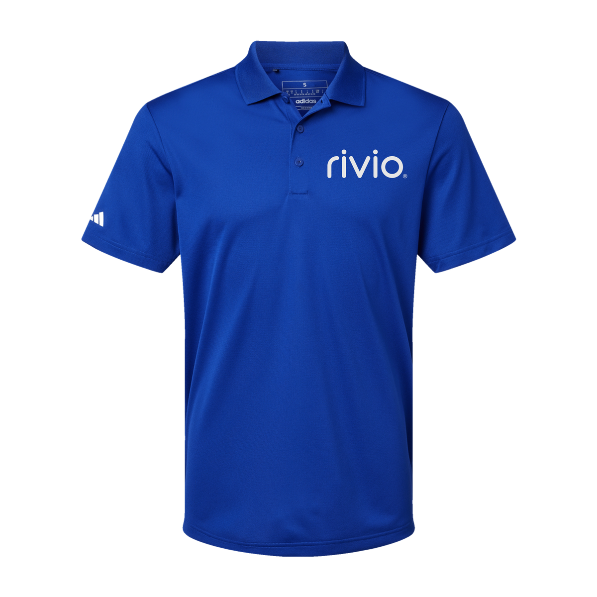 rivio-adidas-mens-sport-polo-shirt-embroidery-leftchest-A430-collegiateroyal-flat-front
