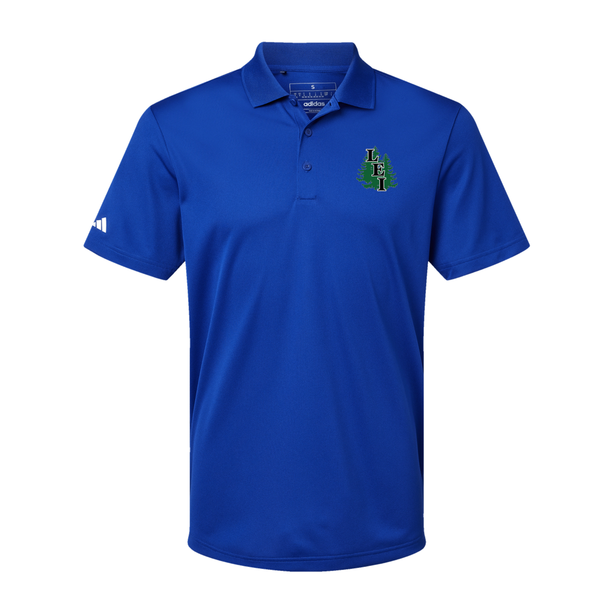 leisite-adidas-mens-sport-polo-shirt-embroidery-leftchest-A430-collegiateroyal-flat-front