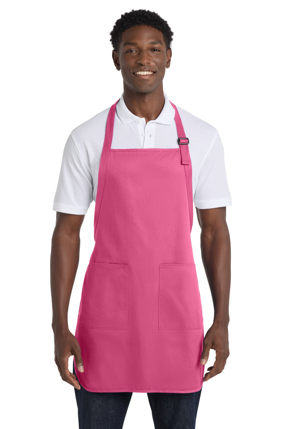 Port Authority® Full-Length Apron with Pockets.  A500