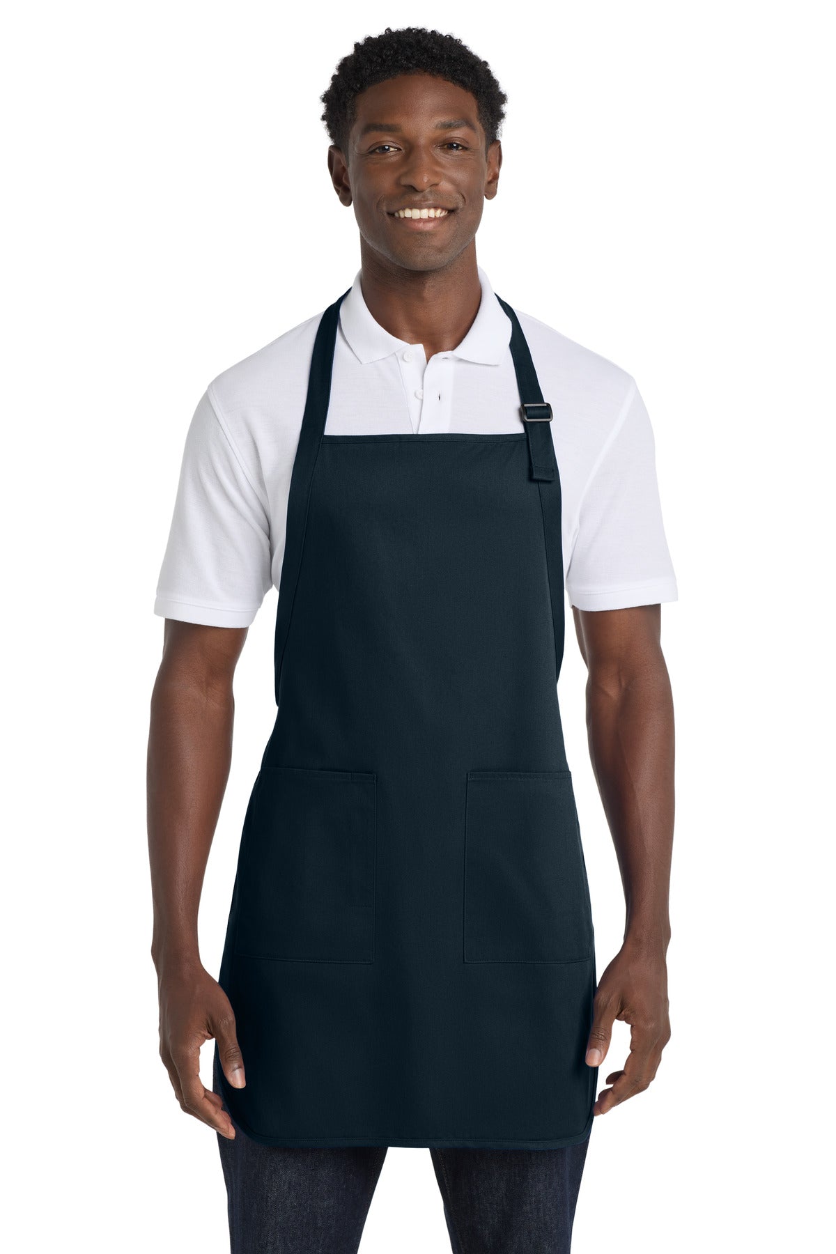 Port Authority® Full-Length Apron with Pockets.  A500