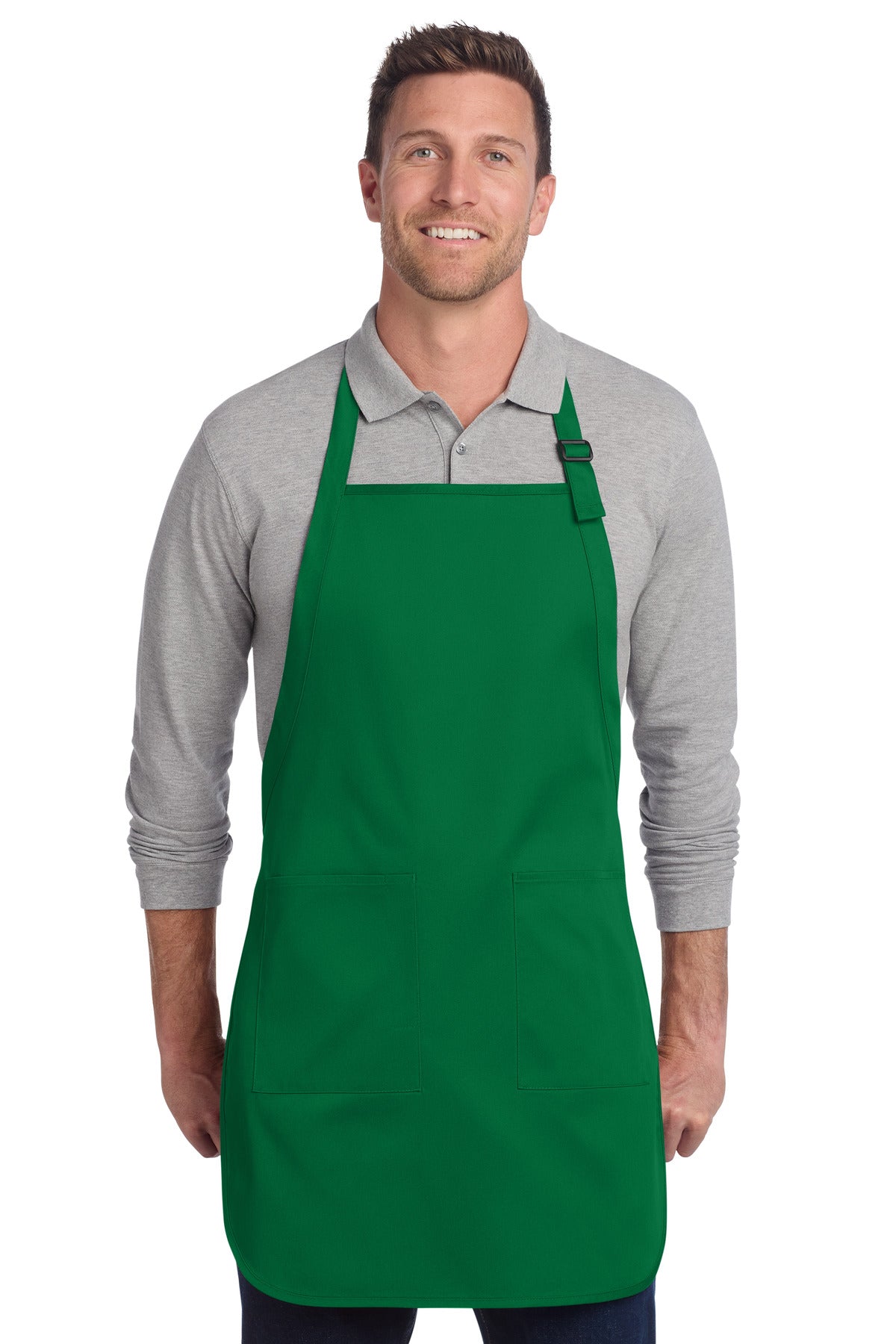 Port Authority ® Full-Length Two-Pocket Bib Apron. A600