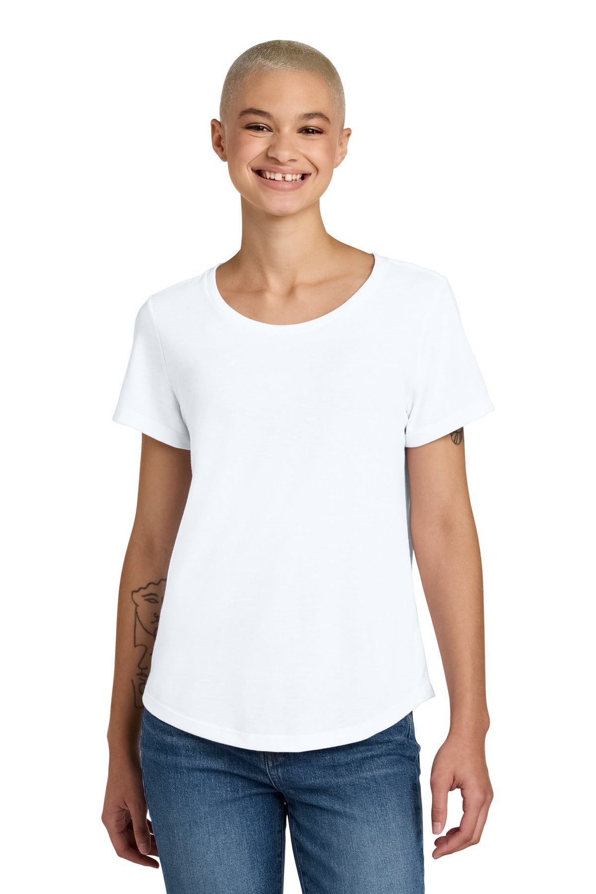 Allmade® Women's Relaxed Tri-Blend Scoop Neck Tee AL2015