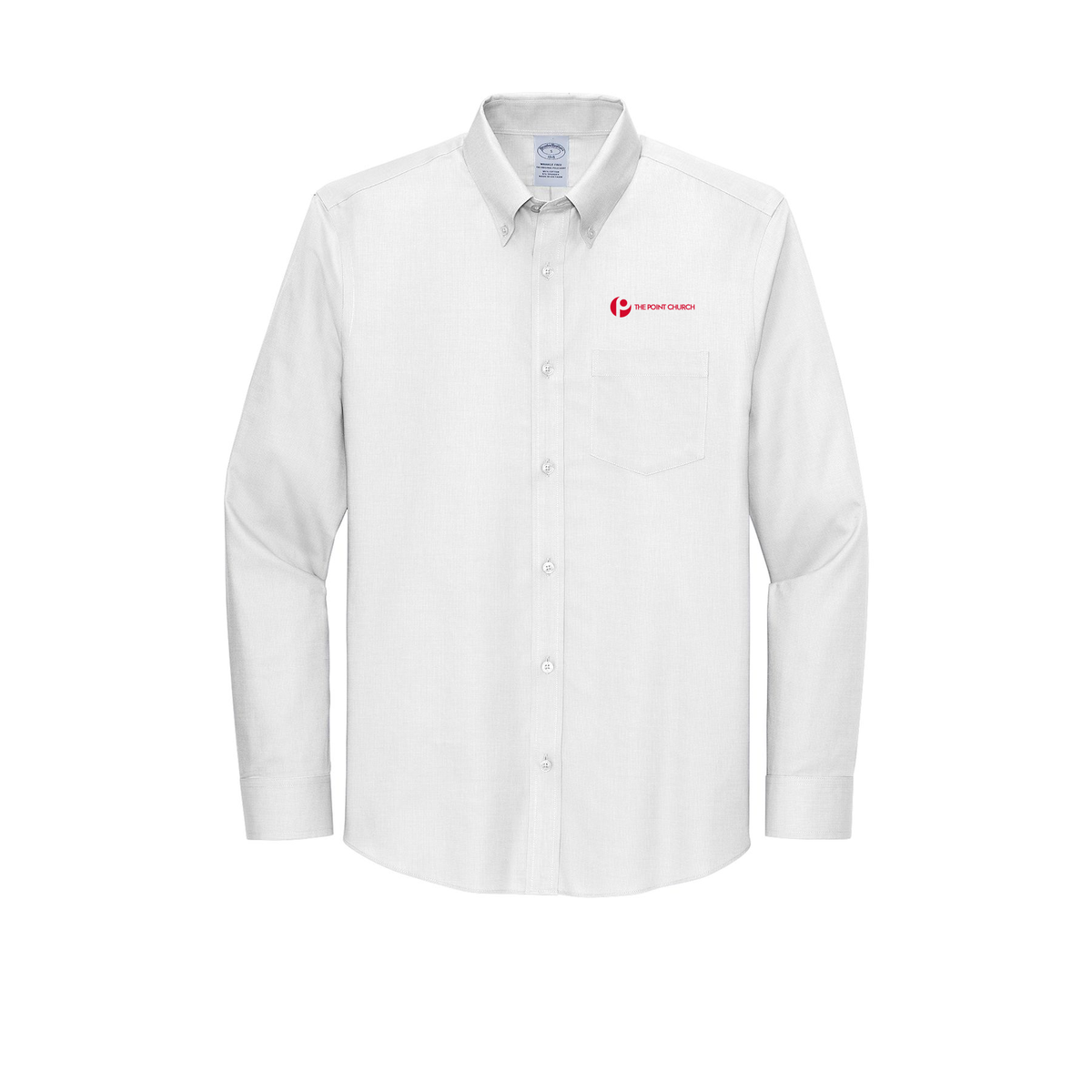 thepointva-brooks-brothers-wrinkle-free-stretch-nailhead-shirt-embroidery-leftchest-BB18002-white-flat-front