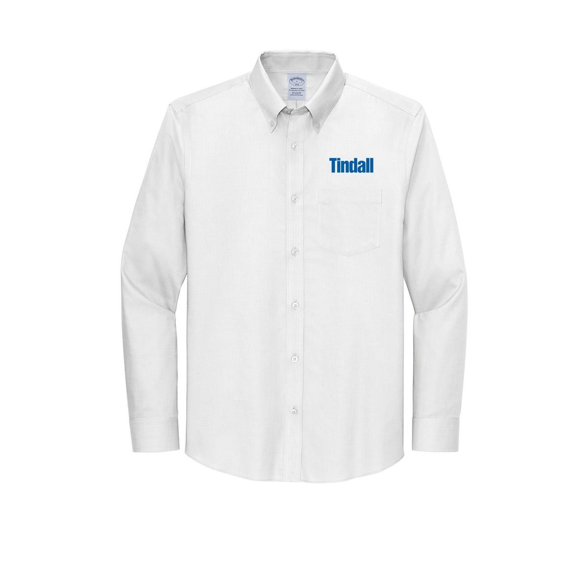 tindallcorp-brooks-brothers-wrinkle-free-stretch-nailhead-shirt-embroidery-leftchest-BB18002-white-flat-front