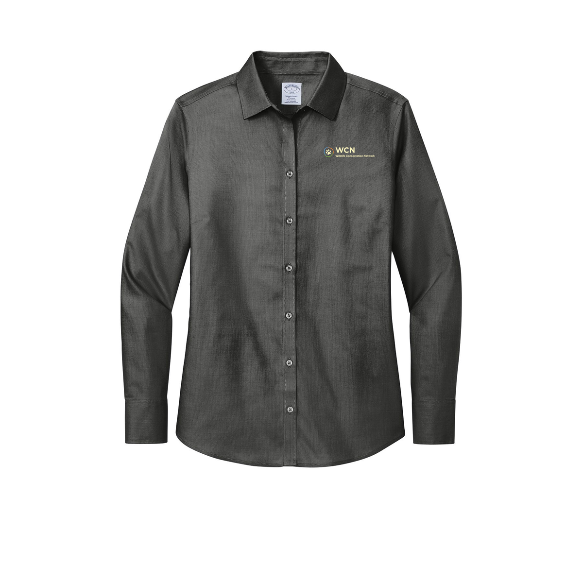 wildnet-brooks-brothers-womens-wrinkle-free-stretch-nailhead-shirt-embroidery-leftchest-BB18003-deepblack-flat-front