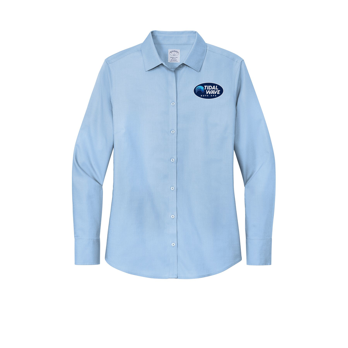 tidalwaveautospa-brooks-brothers-womens-wrinkle-free-stretch-nailhead-shirt-embroidery-leftchest-BB18003-newportblue-flat-front