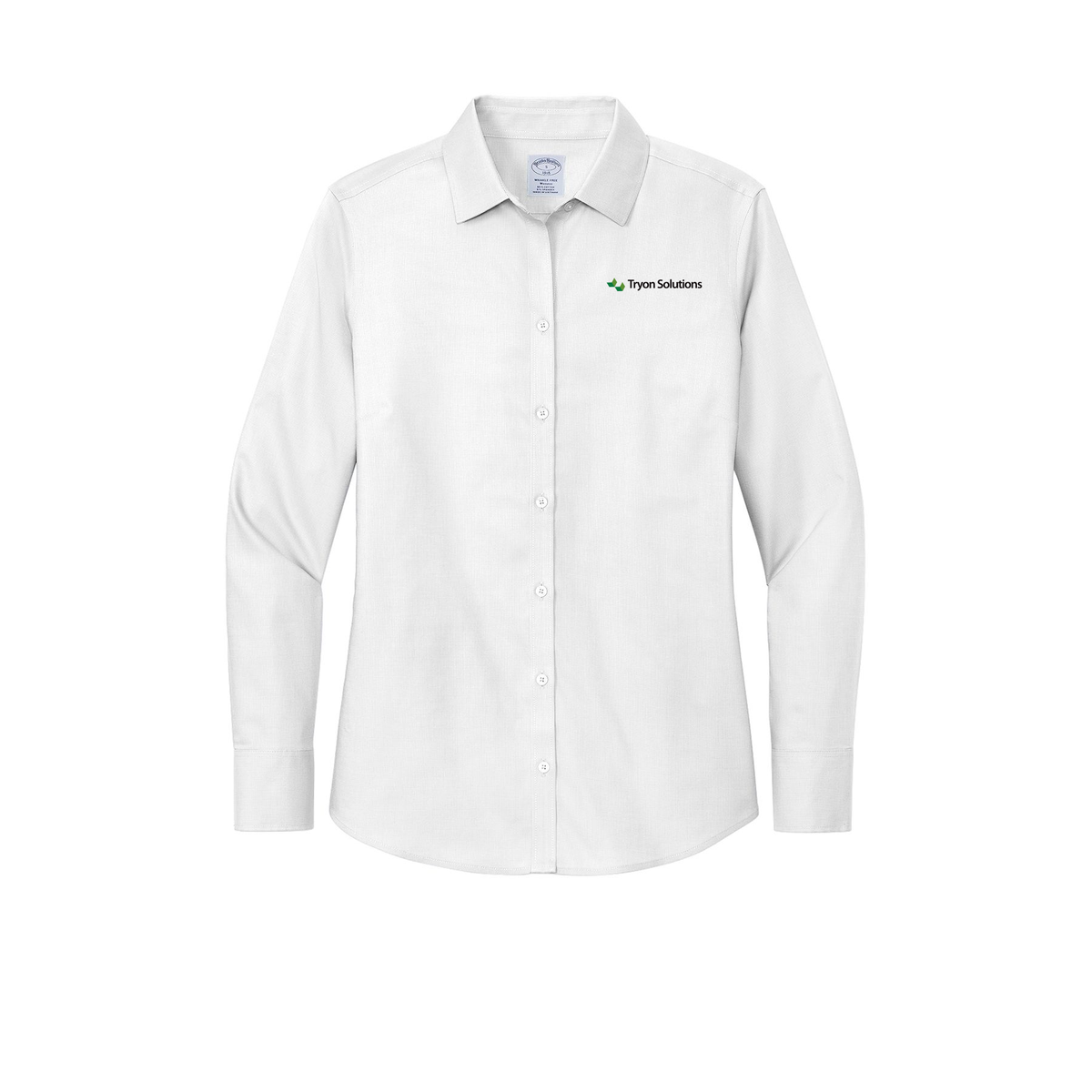 tryonsolutions-brooks-brothers-womens-wrinkle-free-stretch-nailhead-shirt-embroidery-leftchest-BB18003-white-flat-front