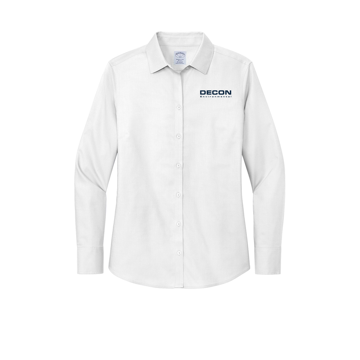 decon-brooks-brothers-womens-wrinkle-free-stretch-nailhead-shirt-embroidery-leftchest-BB18003-white-flat-front