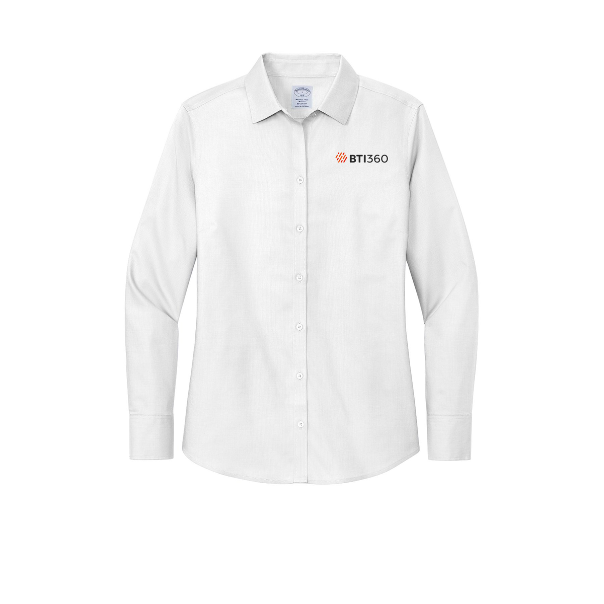 bti360-brooks-brothers-womens-wrinkle-free-stretch-nailhead-shirt-embroidery-leftchest-BB18003-white-flat-front