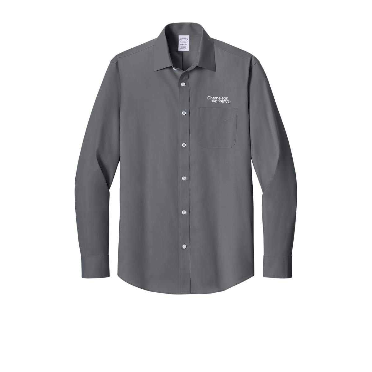 Brooks Brothers® Wrinkle-Free Stretch Pinpoint Spread Collar Shirt