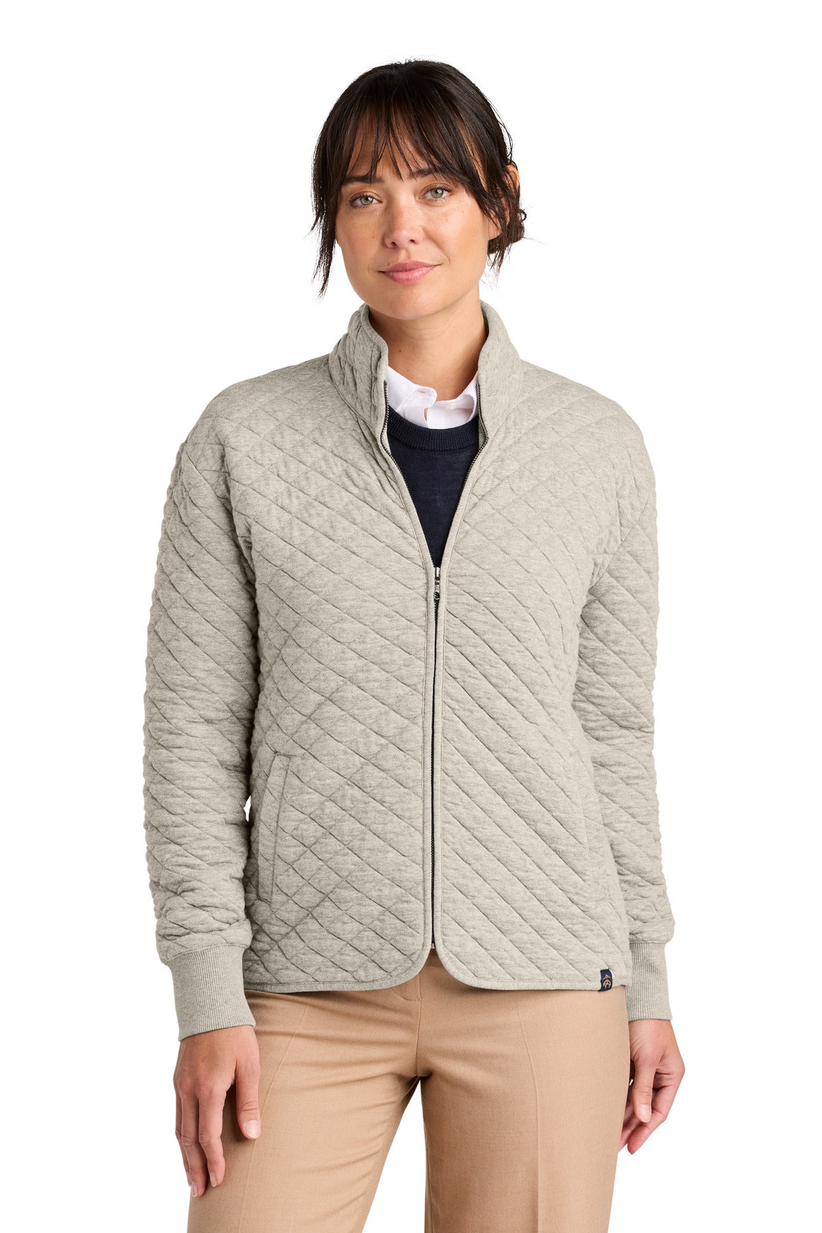 Brooks Brothers® Women's Diamond Quilt Full-Zip BB18213