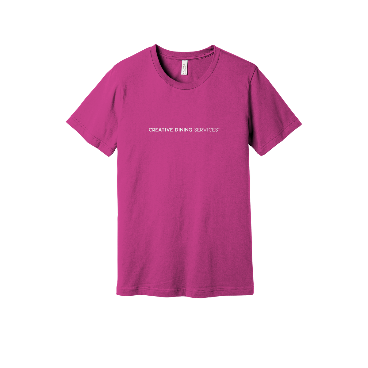 creativedining-everyday-essentials-short-sleeve-tee-dtf-front-BC3001-berry-flat-front