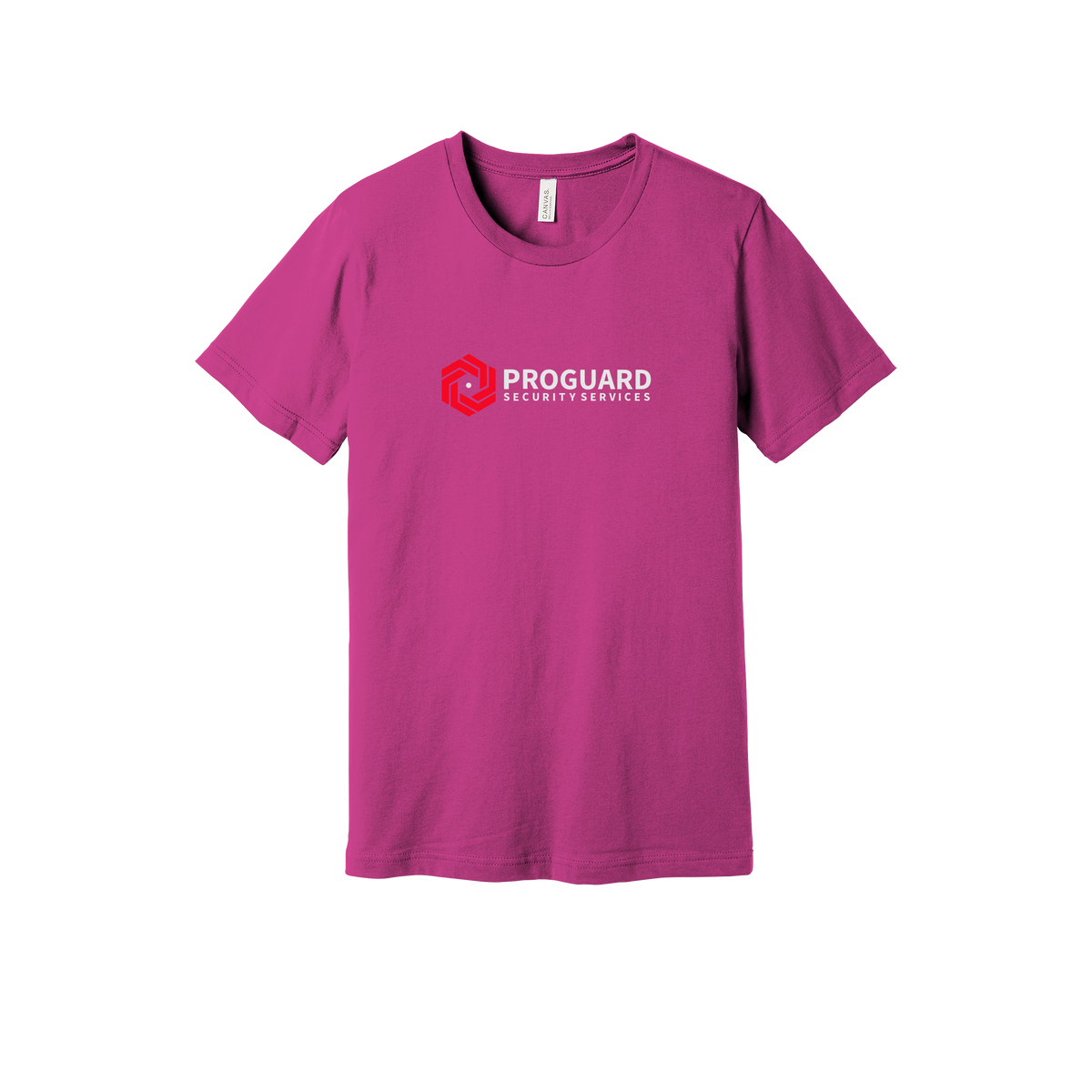 proguardsecurityservices-everyday-essentials-short-sleeve-tee-dtf-front-BC3001-berry-flat-front
