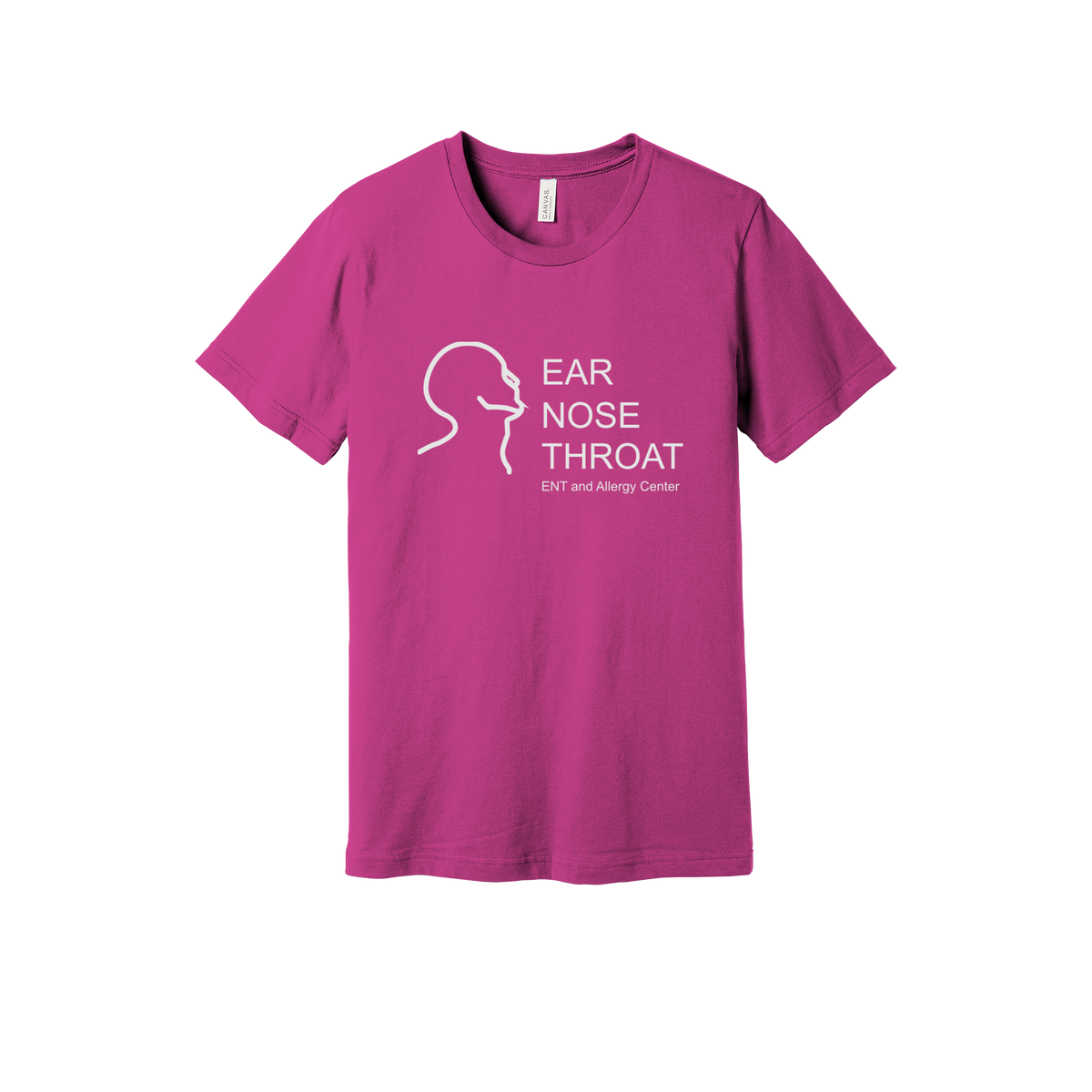 entnwa-everyday-essentials-clinic-short-sleeve-tee-dtf-front-BC3001-berry-flat-front