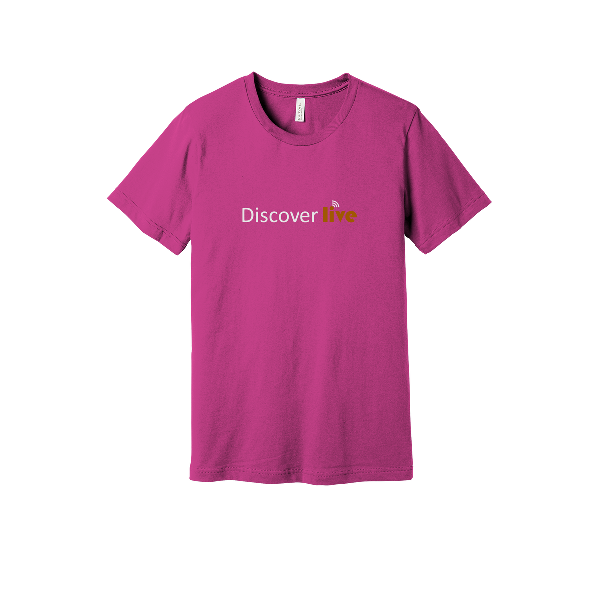 discover-everyday-essentials-short-sleeve-tee-dtf-front-BC3001-berry-flat-front