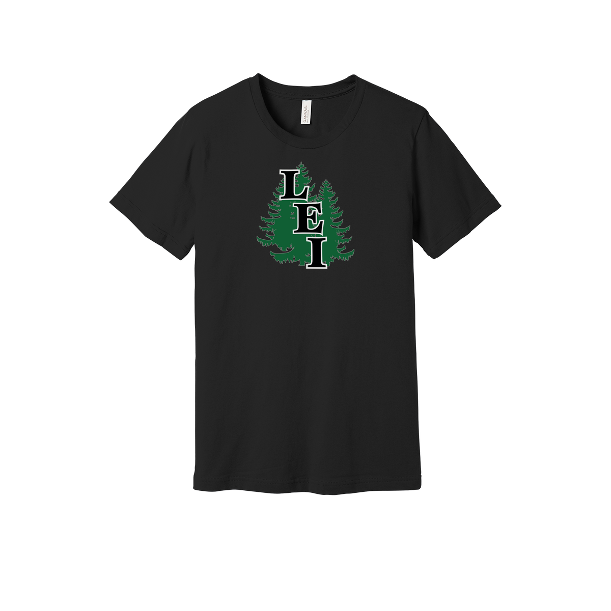 leisite-everyday-essentials-short-sleeve-tee-dtf-front-BC3001-black-flat-front