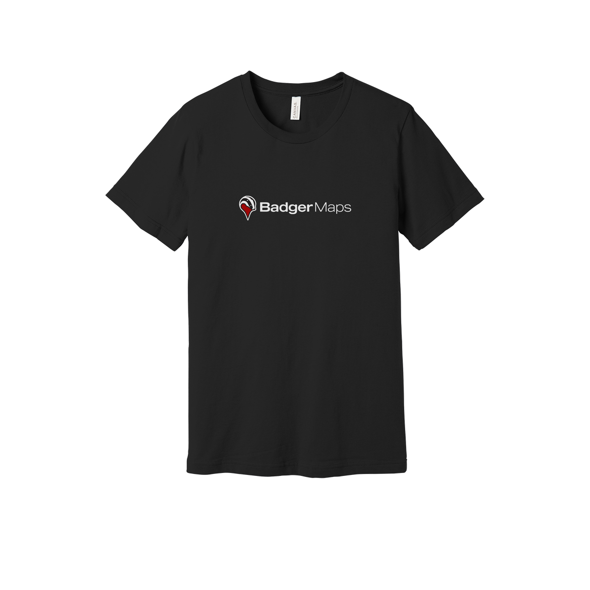 badgermapping-everyday-essentials-short-sleeve-tee-dtf-front-BC3001-black-flat-front