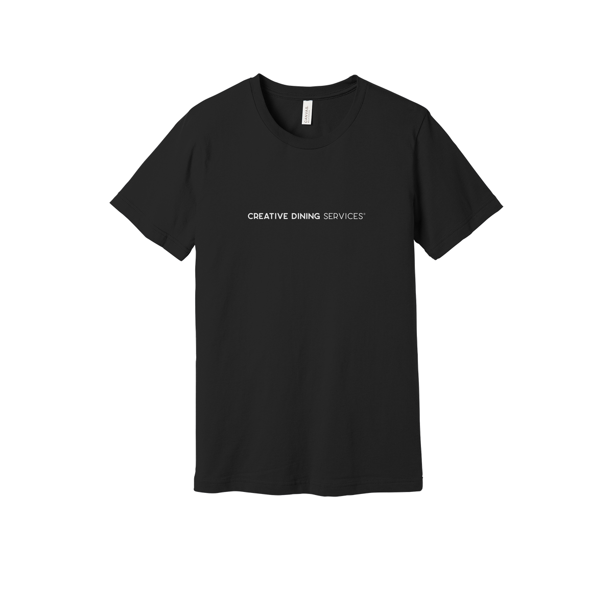 creativedining-everyday-essentials-short-sleeve-tee-dtf-front-BC3001-black-flat-front