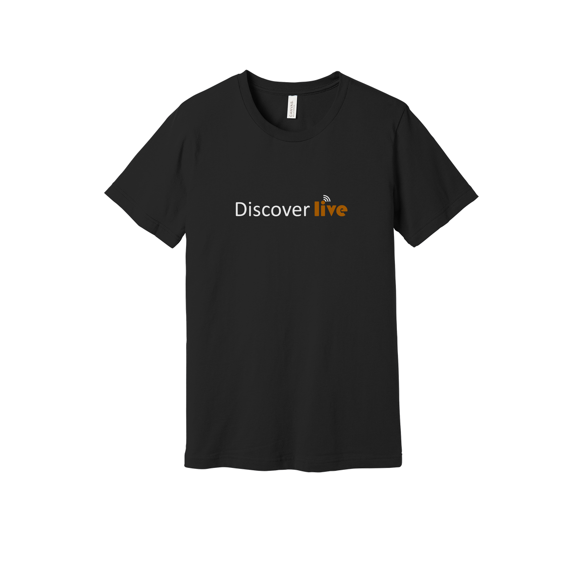 discover-everyday-essentials-short-sleeve-tee-dtf-front-BC3001-black-flat-front