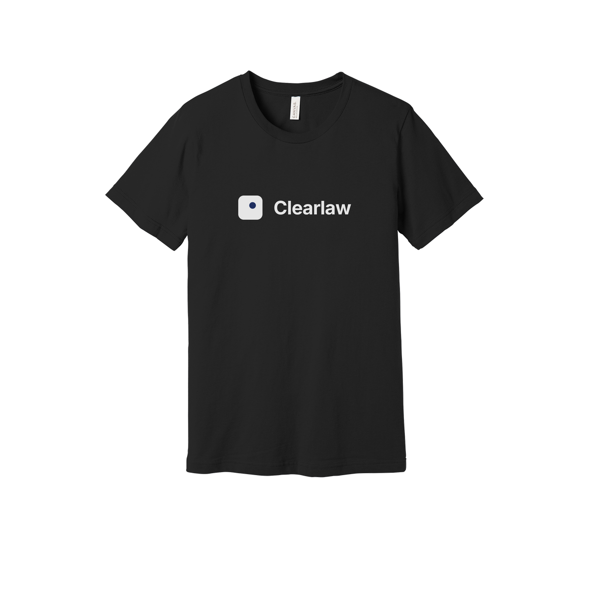 clearlaw-everyday-essentials-short-sleeve-tee-dtf-front-BC3001-black-flat-front