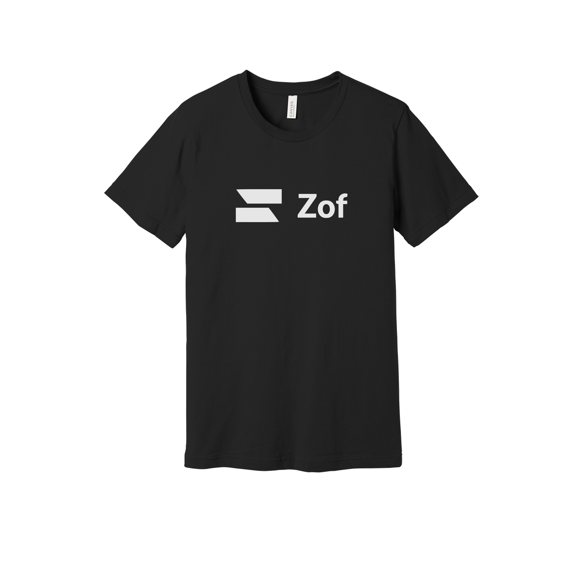 zof-everyday-essentials-short-sleeve-tee-dtf-front-BC3001-black-flat-front